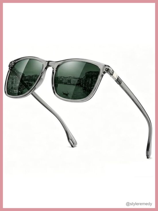 Accessories - Polarized Square Sunglasses with UV400 Protection HD Lens for Driving Fishing